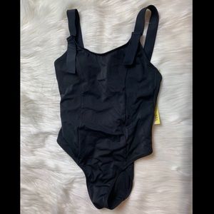 NWT LA Hearts Black One Piece Swimsuit